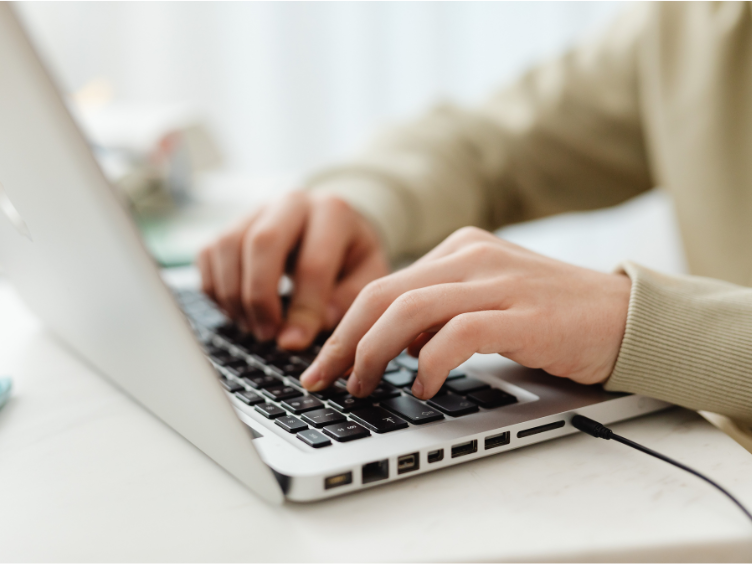 computer typing